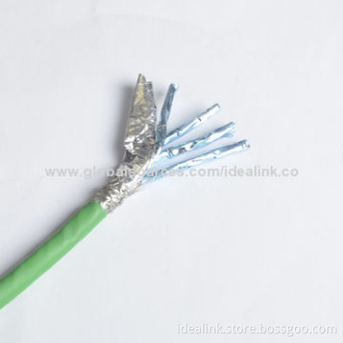 24AWG Cat7 LAN Networking Cables with Solid Bare Copper Conductors and Polyolefin Insulation